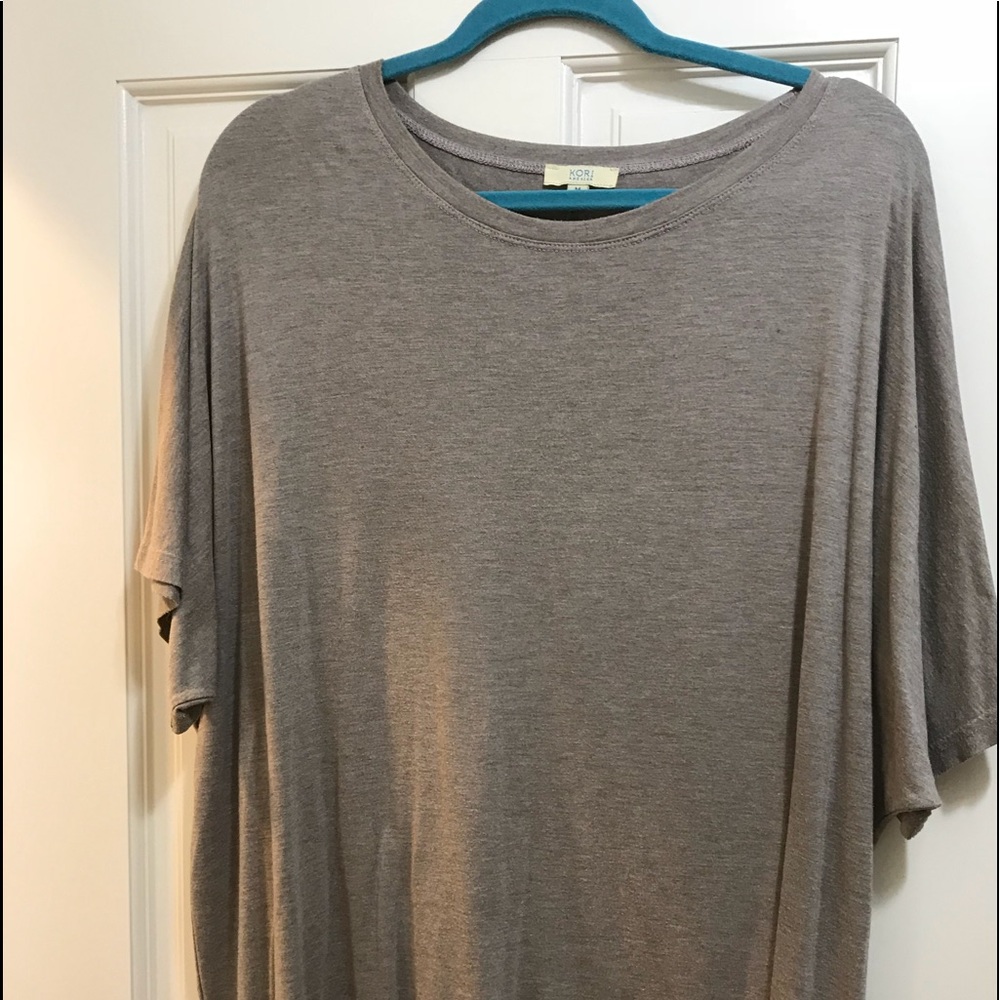 Tan flowy shirt